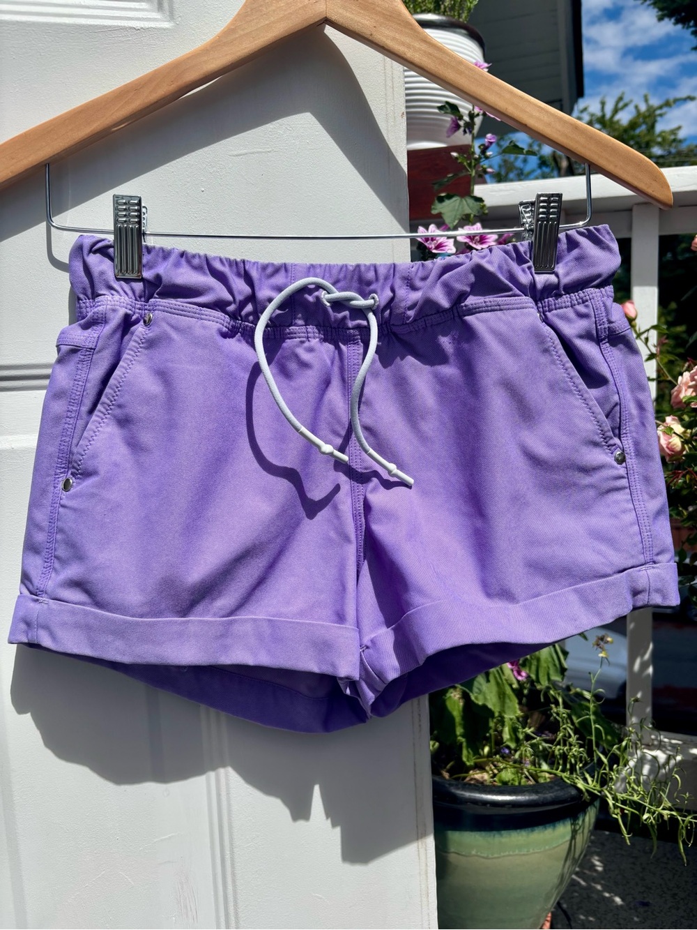 4 - Lululemon low rise casual “Turn Up” shorts